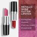 Anglicolor Metallic Glitter Lipstick - Pink Highly Pigmented Moisturising Lipstick (#15 VELOCITY) - Buy Online on SooperMarket.com