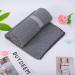 Super Absorbent Microfiber Hair Towel Wrap for Women - Quick Dry Turban for Wet Curly Long Thick Hair - Anti Frizz & Hands-Free Drying Towel (Grey) - Buy Online on SooperMarket.com