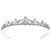 SAMKY Elegant Bridal Floral Rhinestone Crystal Wedding Prom Tiara Crown T1076