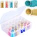 Embroidery Diamond Storage Box  JUSTDOLIFE Storage Boxes for Diamond Painting with 30 Small Beads Diamond Painting Storage Containers with Lid for Jewelry DIY Art Craft Rhinestones Sewing