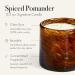LAFCO New York Spiced Pomander Holiday Candle 2024 | 15.5 oz 90-Hour Burn Reusable Hand Blown Glass | Made in USA - International Shipping Available - Buy Online on SooperMarket.com