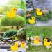 100Pcs Mini Resin Ducks Realistic Micro Landscape Ornament | Cute Baby Bath Toy | Aquarium & Dollhouse Decor - Yellow - Buy Online on SooperMarket.com