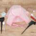 Bewudy 2 Sets of Hair Coloring Kits Hair Highlighting Caps Hair Dye Cap Disposable Hair Art Frosting Cap with Plastic Crochet Hook and Hair Dye Brushes for Salon Hair Dyeing Hairdressing (Pink) - Buy Online on SooperMarket.com