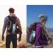 Enerbone 32 oz Motivational Water Bottle with Times & Straw - Leakproof, BPA-Free - Green-Purple - Buy Online on SooperMarket.com