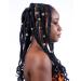 20 Pack Adjustable Gold Rhinestone Cuffs Clips for Braids & Dreadlocks - Buy Online on SooperMarket.com