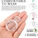 Snore Stopper Nose Clips - Quiet Restful Sleep with Comfortable Silicone & Magnets - Clear & Travel-Friendly (6 Pack) - Buy Online on SooperMarket.com