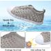 Fires Kids Water Shoes - Quick Dry Barefoot Water Socks for Beach Swim - Lightweight Toddler Sandals - 6 Toddler Lightgray - Buy Online on SooperMarket.com