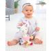 Skip Hop Bandana Buddies Llama Baby Toy - Multi-Sensory Teething Rattle with Textures - Buy Online on SooperMarket.com