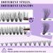Lash Clusters Individual Lashes 260 PCS - 30D 40D 12mm Wispy 3D Effects - Fluffy Eyelash Extensions for DIY at Home - 280PCS 3D Fluffy 30D 12mm - Buy Online on SooperMarket.com