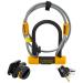OnGuard Bulldog DT U-Lock with 4-Foot Cinch Loop Cable (Black, 4.53 x 9.06-Inch) 4.53 x 9.06 - Inch