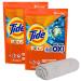 PURPUR Cloth & Tide Ultra Oxi PODS Liquid Detergent Pacs 4-in-1 26 Ct 2 Bags