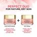 L'Oreal Paris Age Perfect Rosy Tone Eye Brightener & Travel Size Face Moisturizer Set - Buy Online on SooperMarket.com