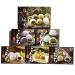 Japanese Rice Cake Mochi Daifuku – 6 Variety Pack 45 Count Mochi Red Bean, Sesame, Peanut Ube, Green Tea, Mixed Assorted Flavor Sweet Desserts, Rice Cakes, Gift Unha’s Asian Snack