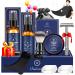 Beard care set for men high -quality Bart Razor set gifts for men - beard growth men with beard oil razor cream after shave lotion razor plane razor brush beard template beard temporary care set with shaving set