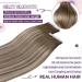 Shop Laavoo Real Hair Extensions - Tape-In Balayage & Ombre Platinum Blonde - 50g 20pcs 50cm - Buy Online on SooperMarket.com