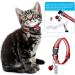 18 Piece Reflective Cat Collars with Bell and Safety Buckles | Durable Nylon Adjustable Collars with 6 Weatherproof ID Tags for Kittens and Puppies - Buy Online on SooperMarket.com