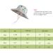 LANGZHEN Baby Girls Beach Sun Hat with Chin Strap | Toddler Kids Wide Brim Play Hat | Flamingo-Leaves Design | 1-2 Years - Buy Online on SooperMarket.com