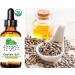Nature Drops Organic Castor Oil - 100% Pure Cold Pressed USDA Certified for Hair Eyelashes & Skin | Triple Filtered & Hexane Free - Buy Online on SooperMarket.com