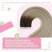 Youngsee Tape in Hair Extensions - Real Balayage 45cm | Invisible Tape Remy Real Hair 50g 20pcs - #3/8/22 for Seamless Volume & Length - Buy Online on SooperMarket.com