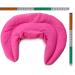 Cozy Neck Pillow with Stand-Up Collar - Pink Grape Seed Heat Pad for Ultimate Comfort - Buy Online on SooperMarket.com