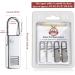 Universal Metal Zipper Pull Replacement Sliders 4PCS - Repair Kit for Suitcases, Backpacks, Wallets - Fixer for Luggage, Jackets, Coats - Buy Online on SooperMarket.com