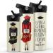 Graduation Gifts for Her, Personalized Water Bottle for Women - 14 or 20 Oz - Custom Hair Styles, Hood & Skin Color - Custom Graduation Gift w/ Name & Text, High School, College, Class of 2022 Gifts GRADUATION WATER BOTTLE