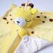 Bubby Boo Yellow Giraffe Stuffed Animal Security Blanket with Rattle and Teether - Soft Snuggle Toy for Baby - Soothing Plush Lovey - Perfect Baby Gift - Buy Online on SooperMarket.com