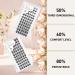 D-10mm B28 Cluster Lashes | DIY Soft Wispy Volume Eyelash Extensions | Individual Lash Clusters | 72 Clusters | D Curl 10mm | DIY at Home - Buy Online on SooperMarket.com