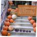 HOMSFOU 10 Pcs Flannel Foam Pumpkin Artificial Pumpkins Bulk Thanksgiving Decor Craft Pumpkins Pumpkin Artificial Faux Pumpkin Decor Fall Decorations Home Party Photo Prop Set Halloween Greyx2pcs 14X12.5X12.5CMx2pcs - Buy Online on SooperMarket.com