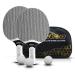 Senston Table Tennis Rackets Set, Professional Table Tennis Racket, Composite Rubber Ping Pong Paddle Set gray
