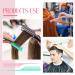2-Pack Carbon Fiber Rat Tail Teasing Combs - Anti-Static, Heat Resistant for Volume & Styling (Pink & Green) - Buy Online on SooperMarket.com