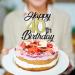 Shop Sumerk 40th Birthday Cake Attachments - Gold & Black Decorations | Perfect for Birthday Party Celebrations - Buy Online on SooperMarket.com