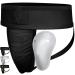 RDX deep protection men boxing martial arts suspensorium manner jockstrap underpants testicular protection kickboxing mma muay thai groin guard cup men protection depth protection karate accessories black m