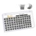 Cluster Lashes D Curl 12mm 72 Clusters B&Q Lash Clusters Individual Lashes Volume Eyelash Clusters DIY Lash Extensions Soft Wispy Cluster Eyelash Extensions DIY at Home (B11 D-12mm) D-12 mm B 11