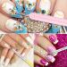 WLLHYF 6Pcs Nail Art Brushes Set - Design Tools for Gel Nail Polish, Carved Brush, Liner Brush, Dotting Pen - Ideal for Home Salon DIY Manicure - Buy Online on SooperMarket.com