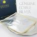 Edible Genuine Silver Leaf Sheets - by Barnabas Blattgold - Large 4.4 inches - 25 Sheets - Loose Leaf 4.4" 25 sheets Loose