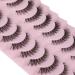 Wiwoseo 15MM Cat Eye False Eyelashes - Natural Wispy Russian Strip Lashes, 10 Pairs for Small Eyes - Buy Online on SooperMarket.com