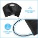 Black Disposable Face Masks 50Pcs - 4-Layer Protection - Breathable Dust Mask for Adults - Buy Online on SooperMarket.com