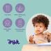 Doddl Toddler Cutlery Set - Self Feeding Spoon and Fork (Magenta) | 12months - Buy Online on SooperMarket.com