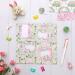 Whaline Vintage Easter Pattern Paper - 24 Sheets, Double-Sided Scrapbook Paper for Card Making & Photo Decor - 30x30cm - Buy Online on SooperMarket.com