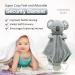 Modern Baby Koala Security Blanket Lovey - Super Soft Stuffed Taggy Blanket Teether Toy - Buy Online on SooperMarket.com