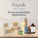 Niyok 3 in 1 Solid Shower Gel Shampoo Facial Cleansing Vegan Organic Plastic-Free Normal to Fine Hair Like Soap Only Skin-Neutral pH 5.5 Natural Cosmetics Early Spring (80 g) - Buy Online on SooperMarket.com