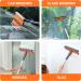 Eazer Professional 2-in-1 Window Squeegee with Extension Pole | Multi-Use Window Cleaner Tool for Window Washing | Multiple Angles for Effective Window Cleaning - Buy Online on SooperMarket.com