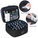 Women's Nail Polish Carrying Case - Holds 30 Bottles, Water Resistant Double Layer Organizer for Manicure Accessories - Black - Buy Online on SooperMarket.com