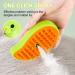 Steamy Cat Brush - 3 in 1 Cat Steamer Brush Cat Spray Massage Comb Multifunctional Dog Steamer Brush Cat Grooming Brush Pet Hair Removal Comb for Cat (Green) - Buy Online on SooperMarket.com