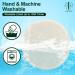 ASPACES Reusable Makeup Remover Pads - 20 Packs Natural Bamboo Cotton Rounds Eco-Friendly for All Skin Types with Cotton Laundry Bag White - Buy Online on SooperMarket.com