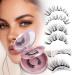 Magnetic Lashes 2 Pairs Reusable Magnetic Eyelashes with Applicator No Glue Magnetic Eye lashes Natural Look without Eyeliner Magnetic Lashes Kit(magnetic lashes-DWSP+N07) CX-DWSP+N07
