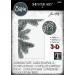 Sizzix Pine Branches 3-D Texture Fades Folder by Tim Holtz 666048 | Chapter 4 2022 Emboss Grey - Buy Online on SooperMarket.com