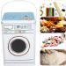 Powder Detergent Container Powdered Laundry Detergent Container with Lid Large Capacity Laundry Detergent Container Washing Machine Modeling with Perspective Window for Storage - Buy Online on SooperMarket.com