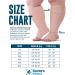 Doctor's Select Plus Size Compression Socks - Wide Calf | 20-30 mmHg Open Toe 6XL Beige - Buy Online on SooperMarket.com